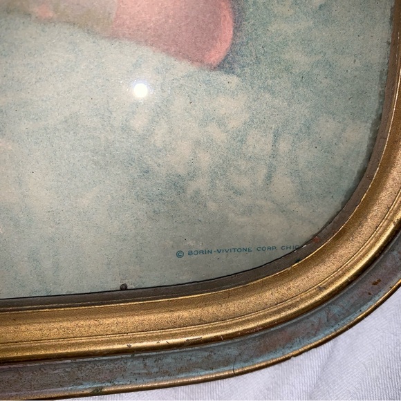 Vintage Heaven's Gift Annie Benson Muller Framed Wall Art Print Home Decor Baby - Picture 5 of 12